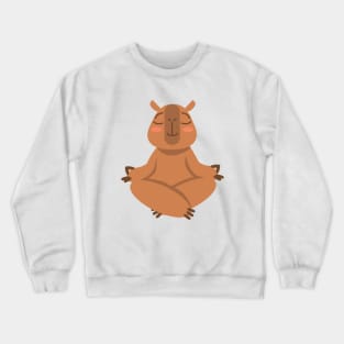 Capybara Yoga Lovers Crewneck Sweatshirt